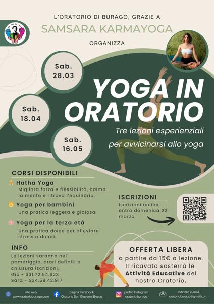 Yoga in Oratorio